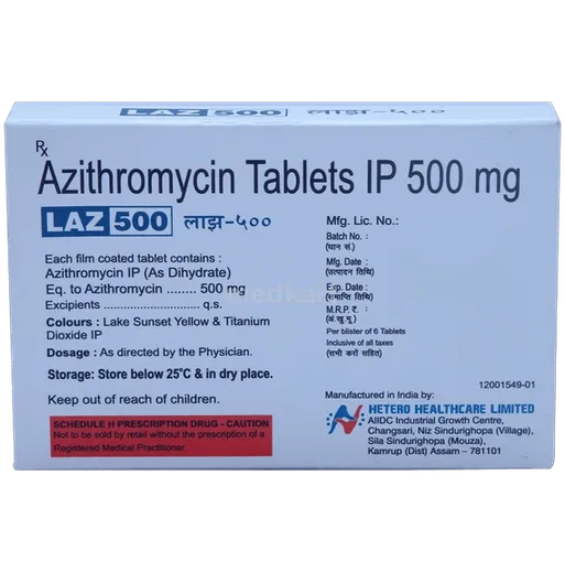 laz 500mg tablet 6's